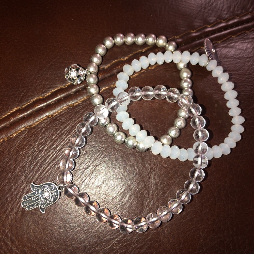 Marilyn Schiff three bracelet set